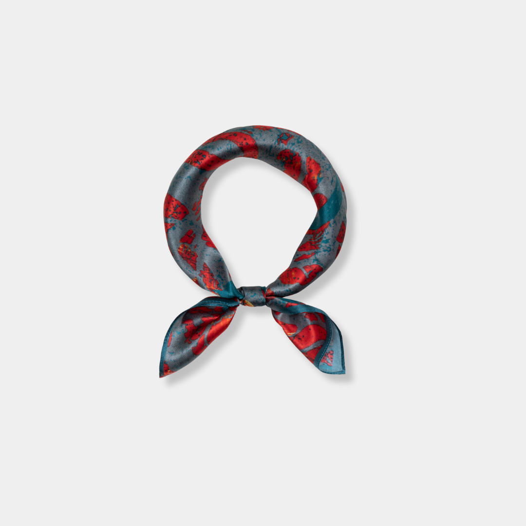 Small silk scarf NO.11