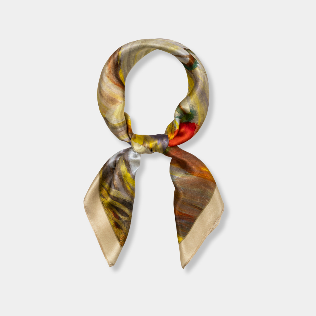 Medium silk scarf - Creation of the World  IX