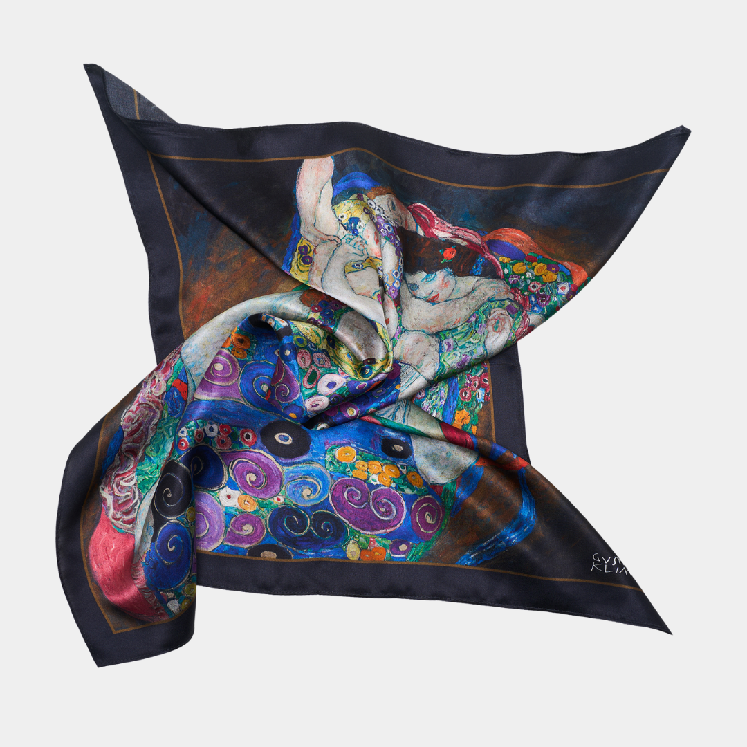 Large silk scarf - The Maiden