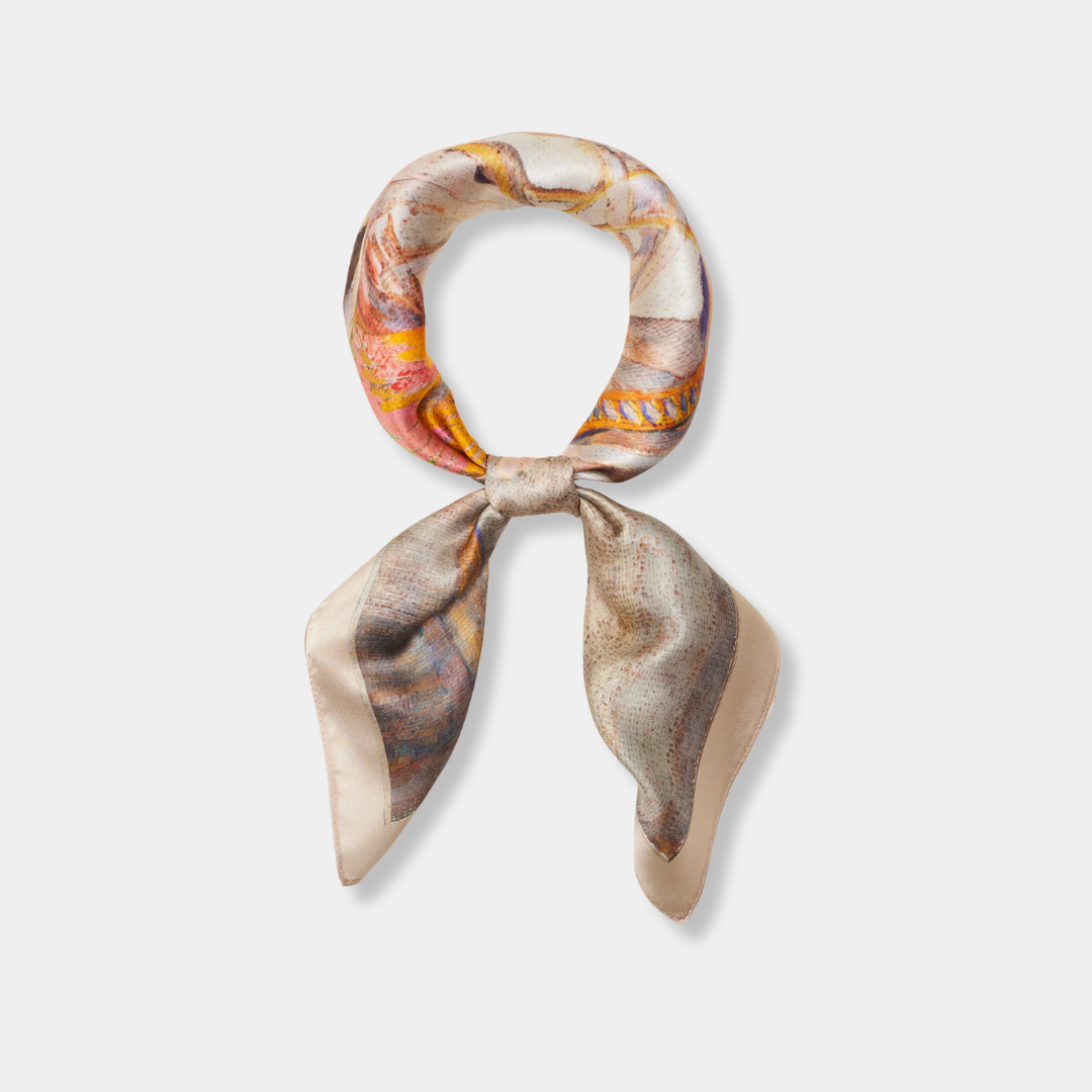 Medium silk scarf - Angel Prelude