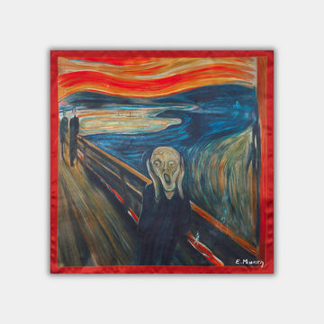 Medium silk scarf - The Scream