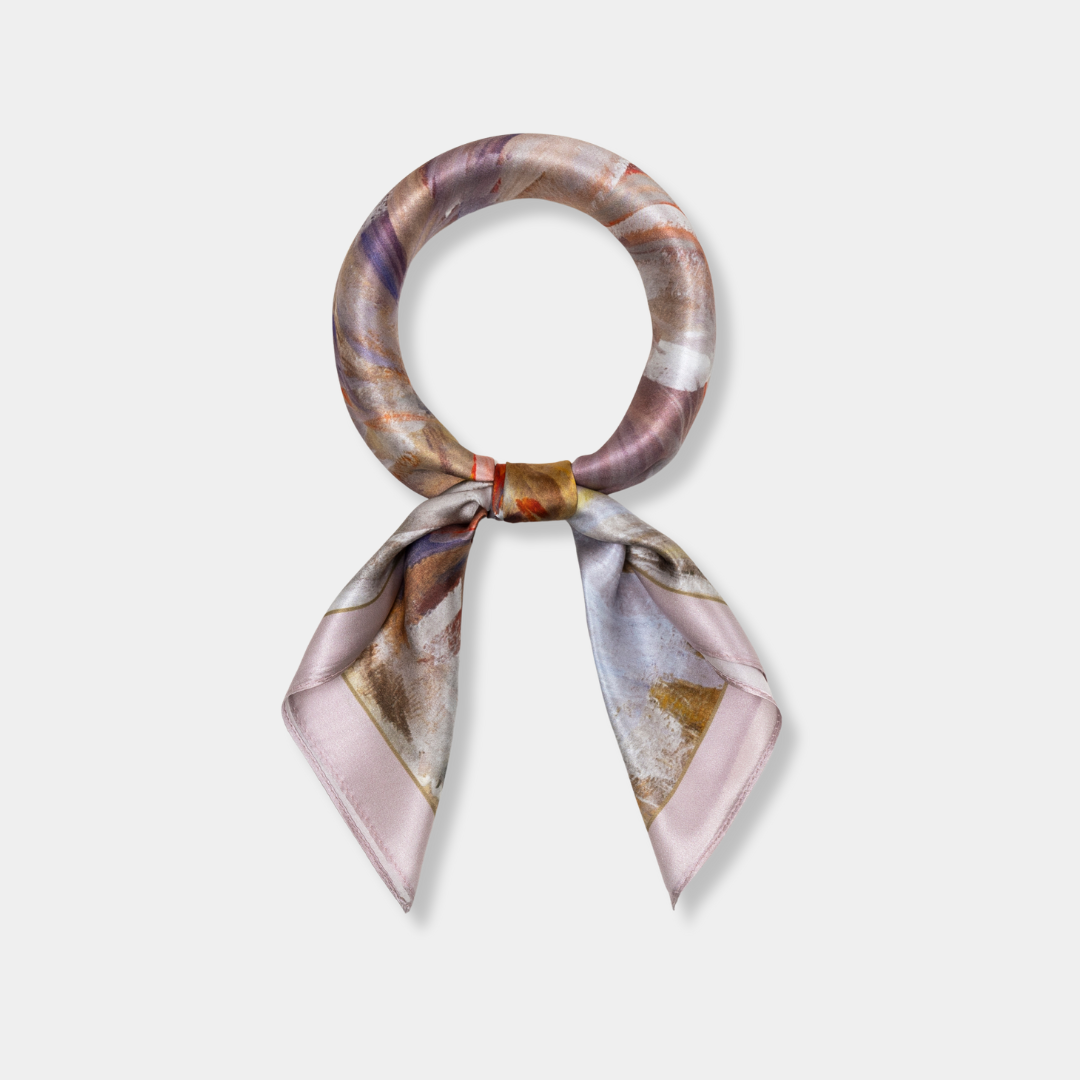 Medium silk scarf - Creation of the World X