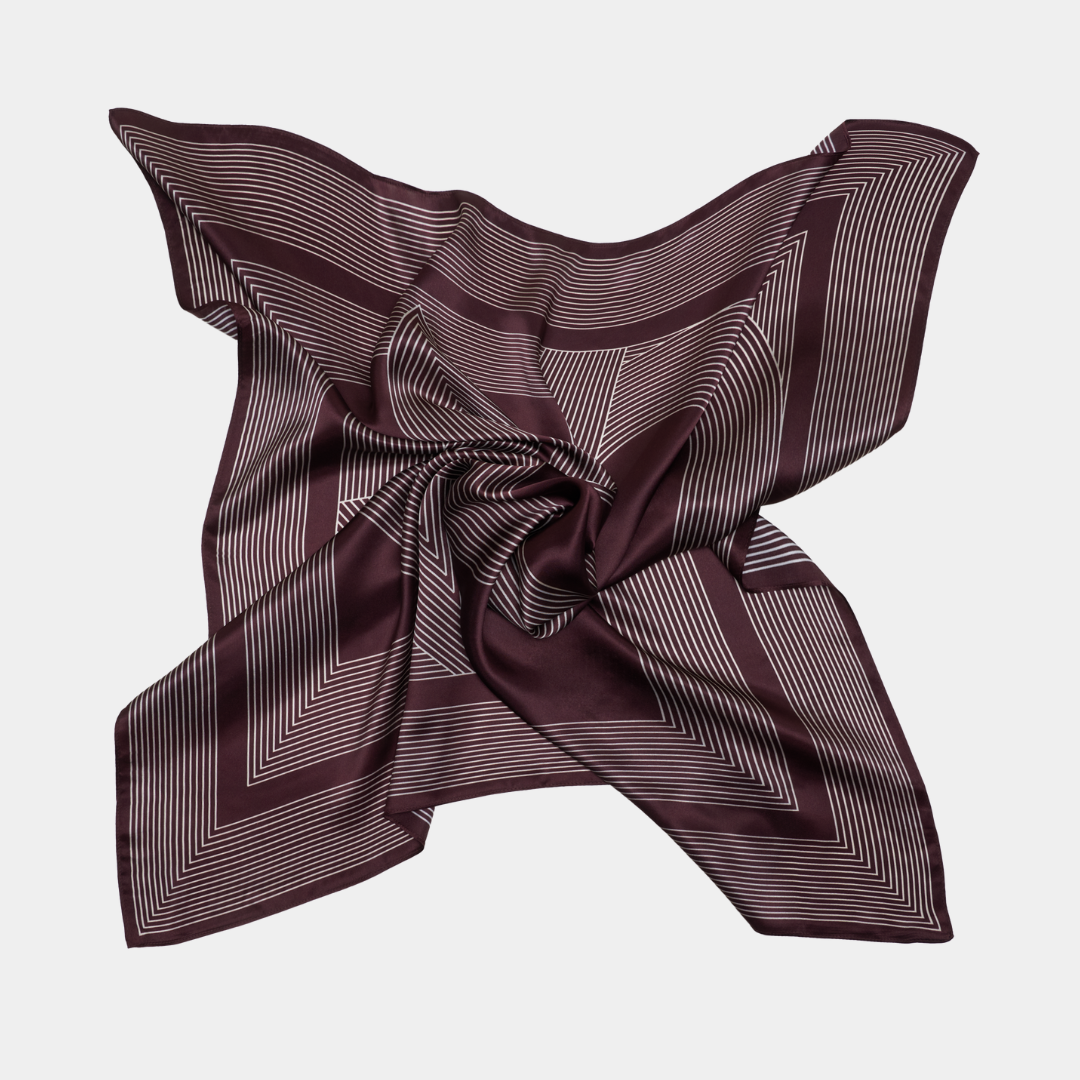 Large silk scarf - Solid NO.26