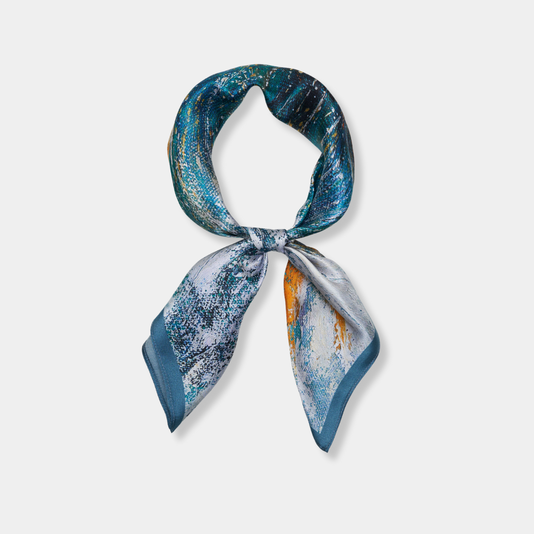 Medium silk scarf- Dreams NO.101