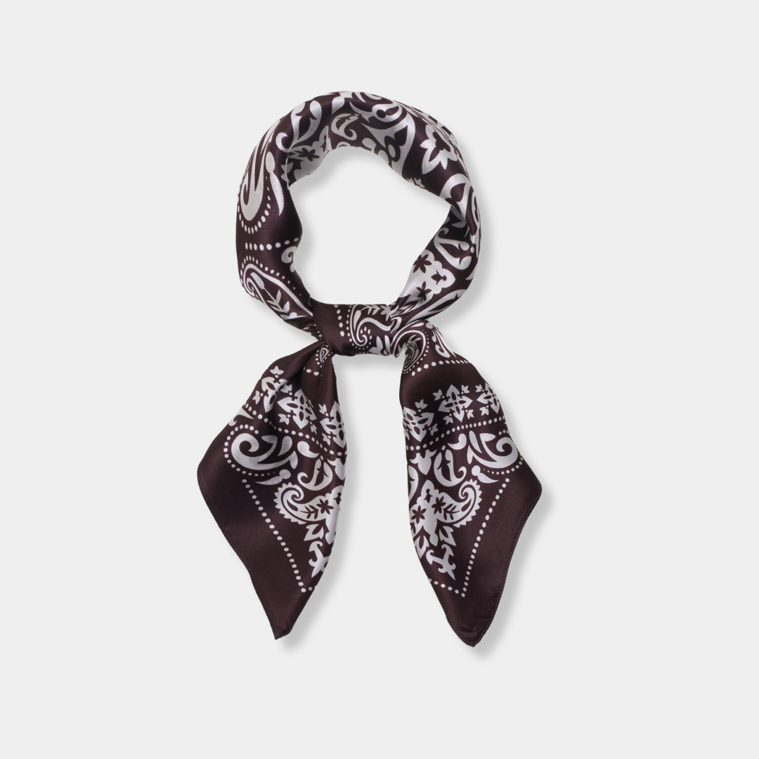 Medium silk scarf - French NO.105