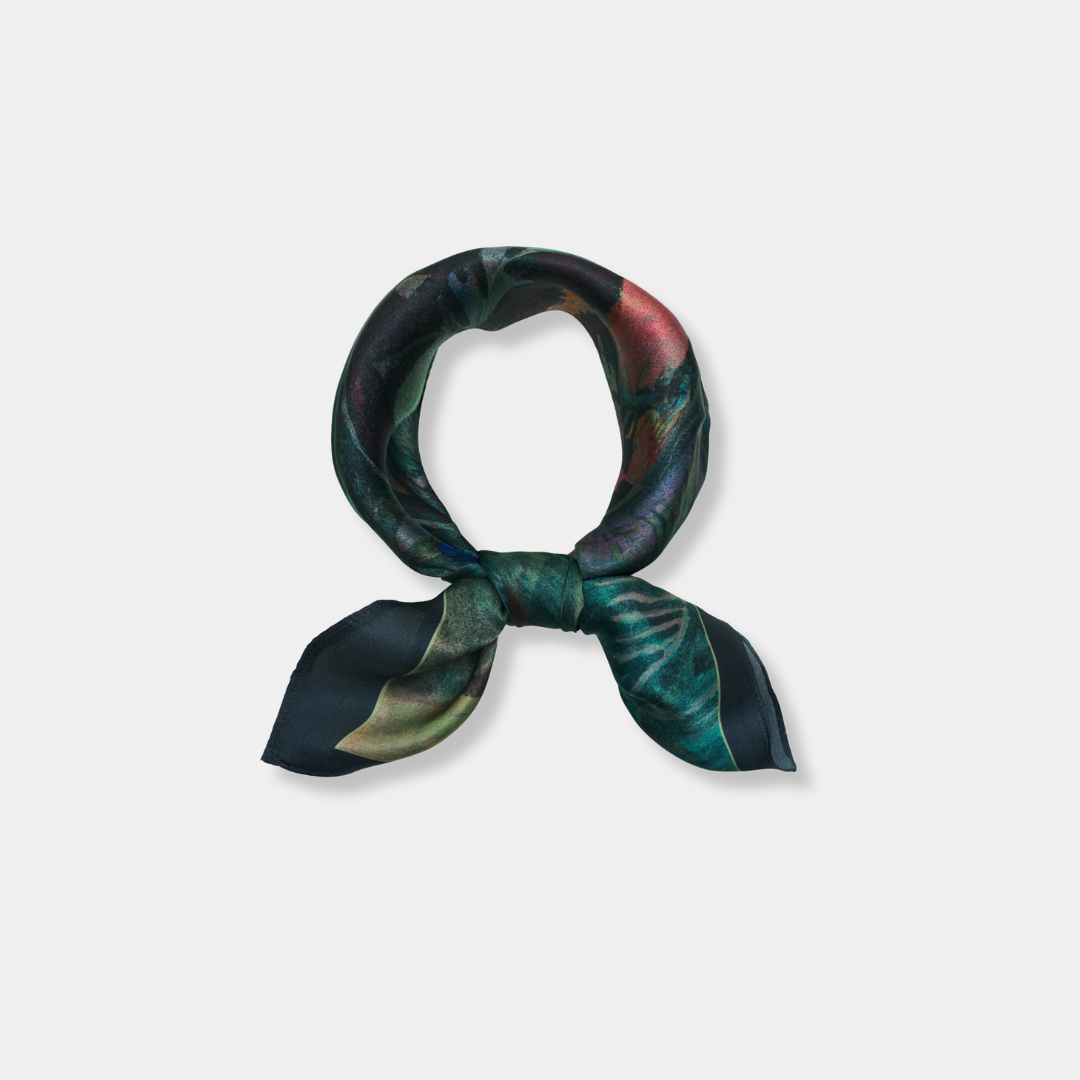 Small silk scarf - Fantasy