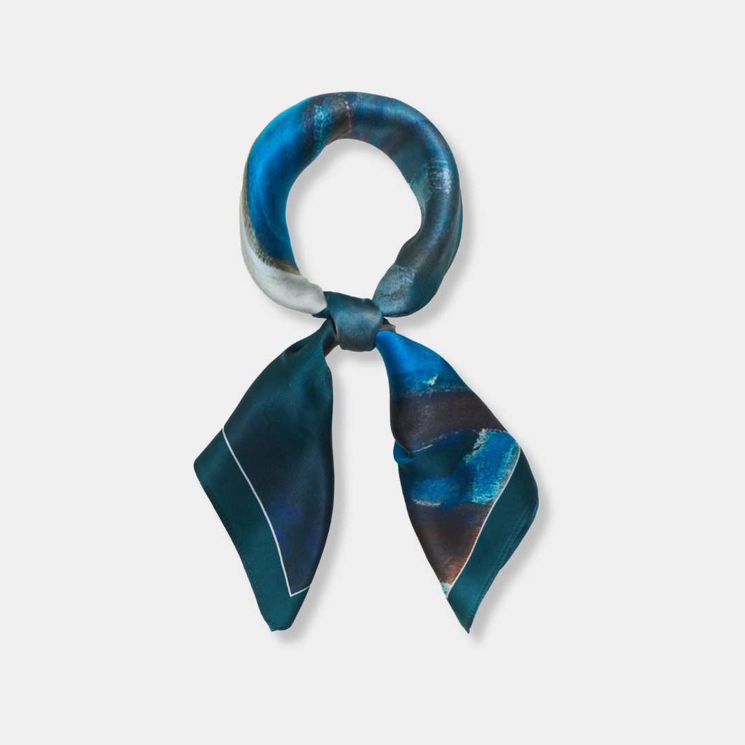 Medium silk scarf - Summer Night