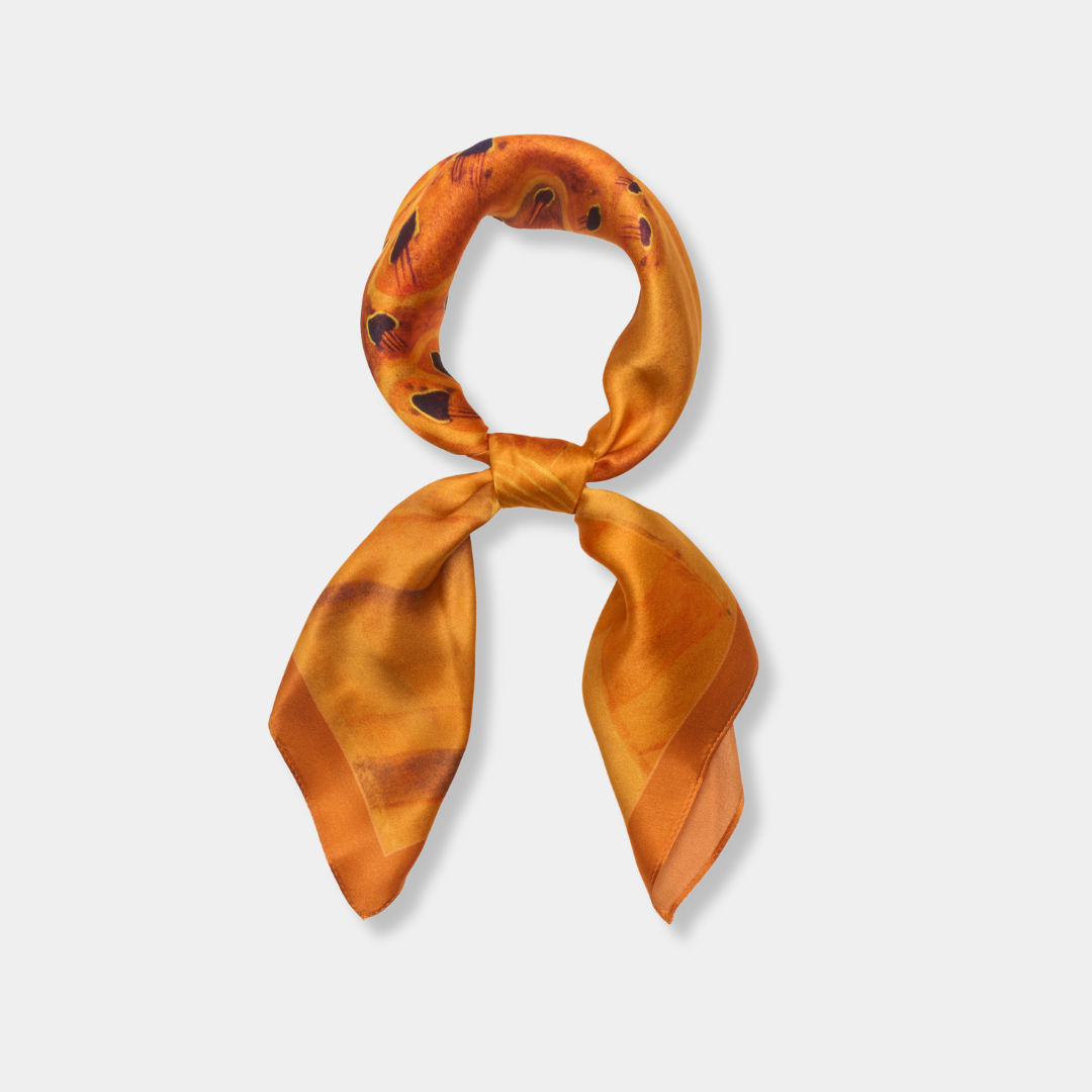 Medium silk scarf - Sonata I (Sonata of the sun)