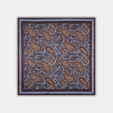 Medium silk scarf - French NO.21