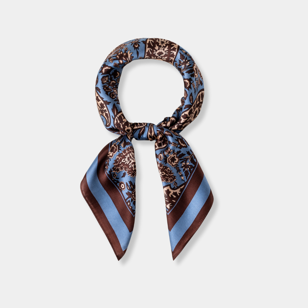 Medium silk scarf - French NO.21