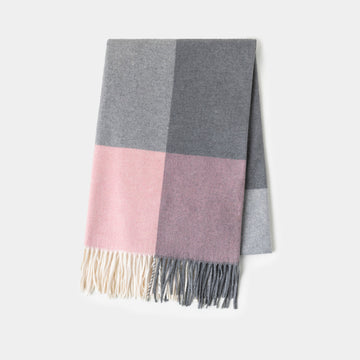 Blended cashmere scarf NO.12