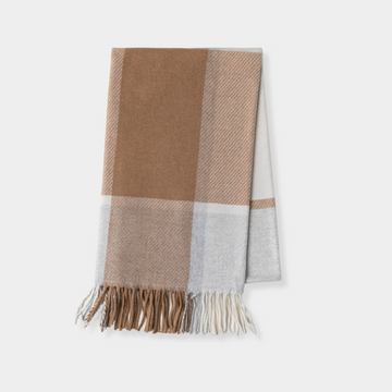 Blended cashmere scarf NO.32