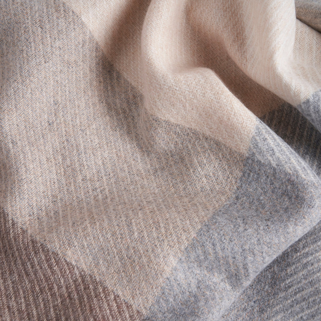 Blended cashmere scarf NO.23